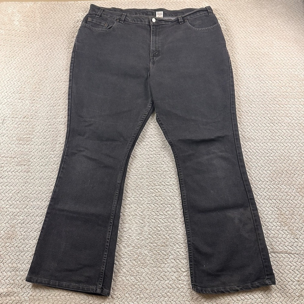 VTG Levi's 515 Boot Cut Low Rise Black Women's Jeans 20 (40x31) Made In USA